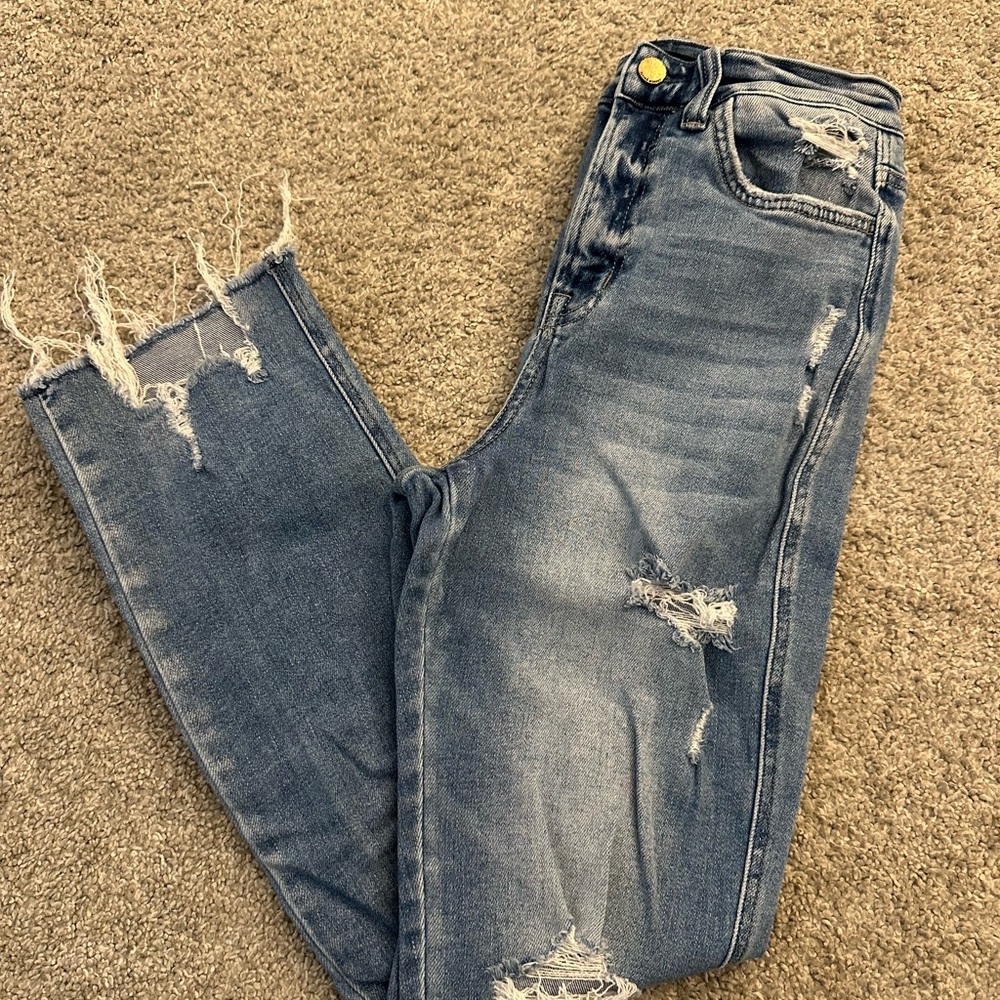 Flying Monkey Distressed Boyfriend Jeans